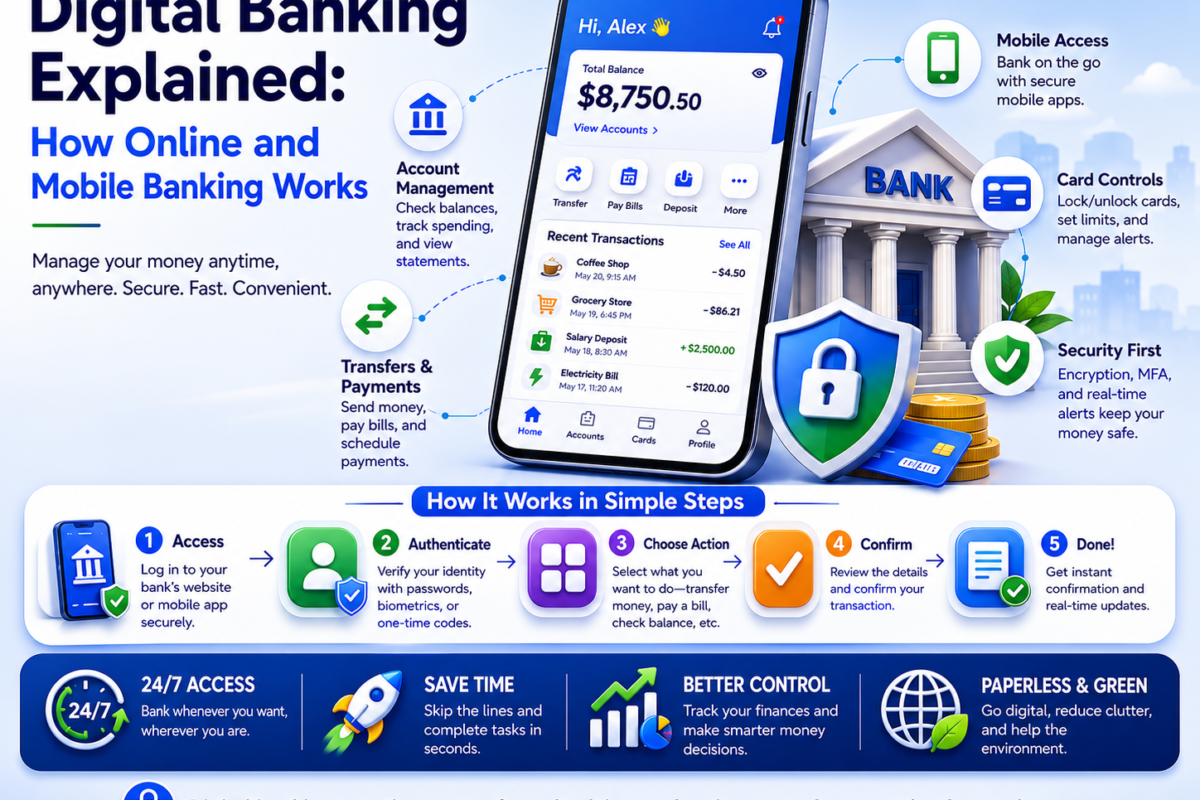 Digital Banking Explained: How Online and Mobile Banking Works