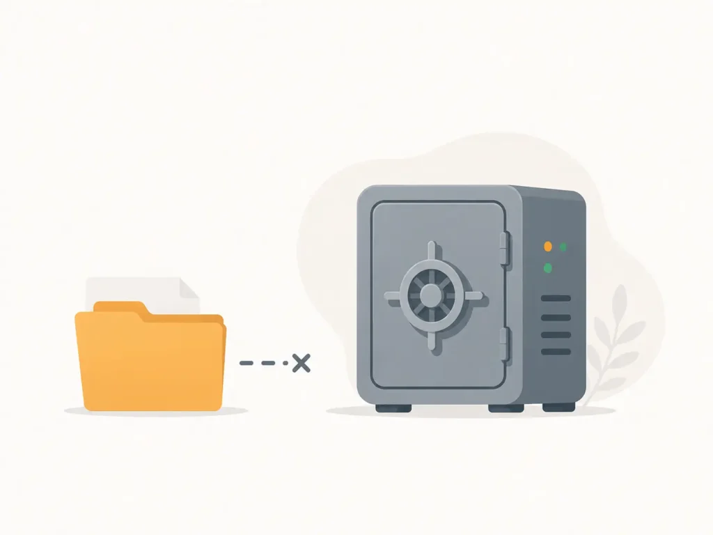 Document disconnected from secure storage.