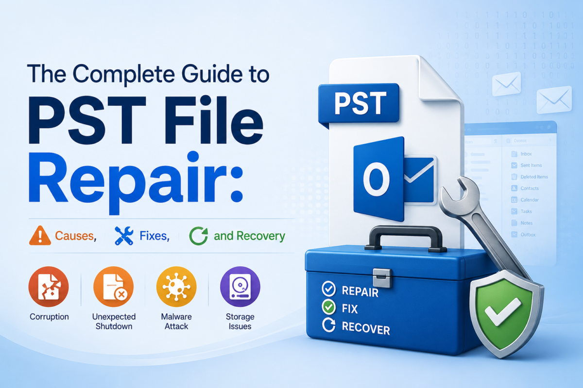 The Complete Guide to PST File Repair: Causes, Fixes, and Recovery
