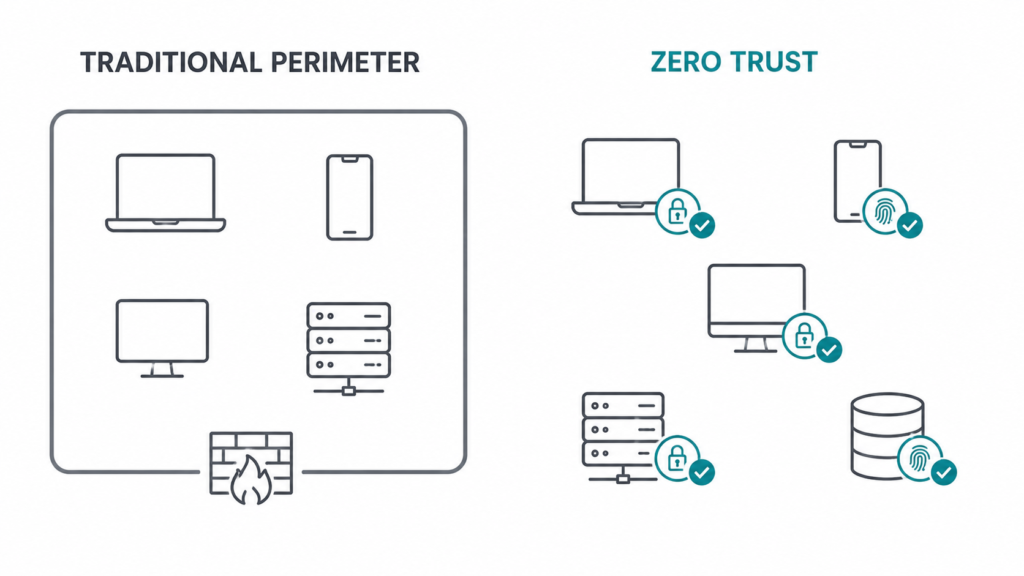 Perimeter vs trust