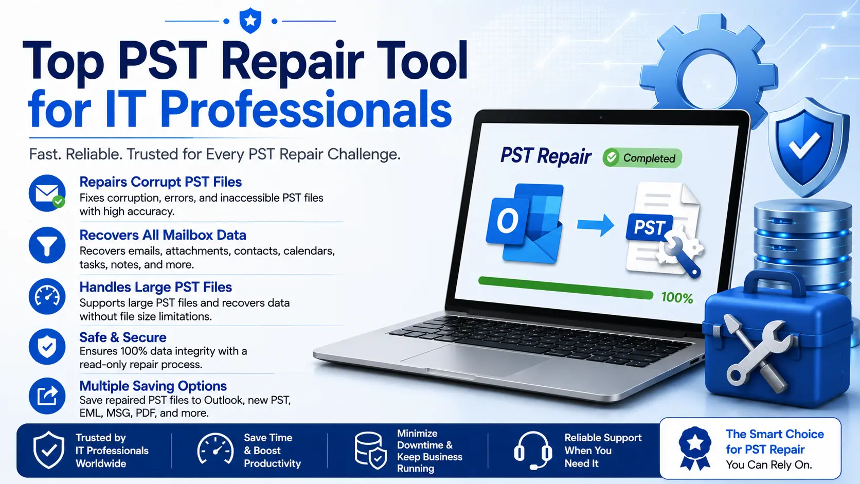 Top PST Repair Tools for IT Professional