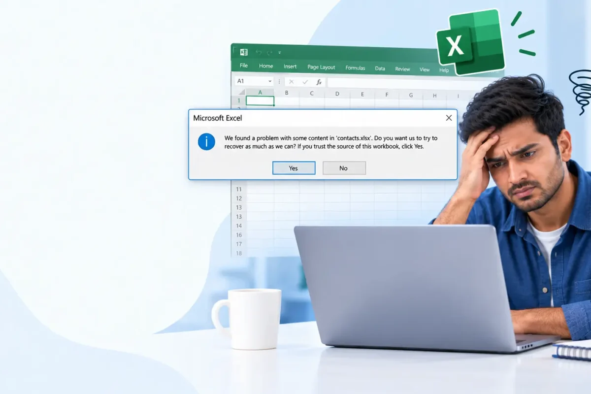 Fix: “We Found a Problem with Some Content Excel” Error