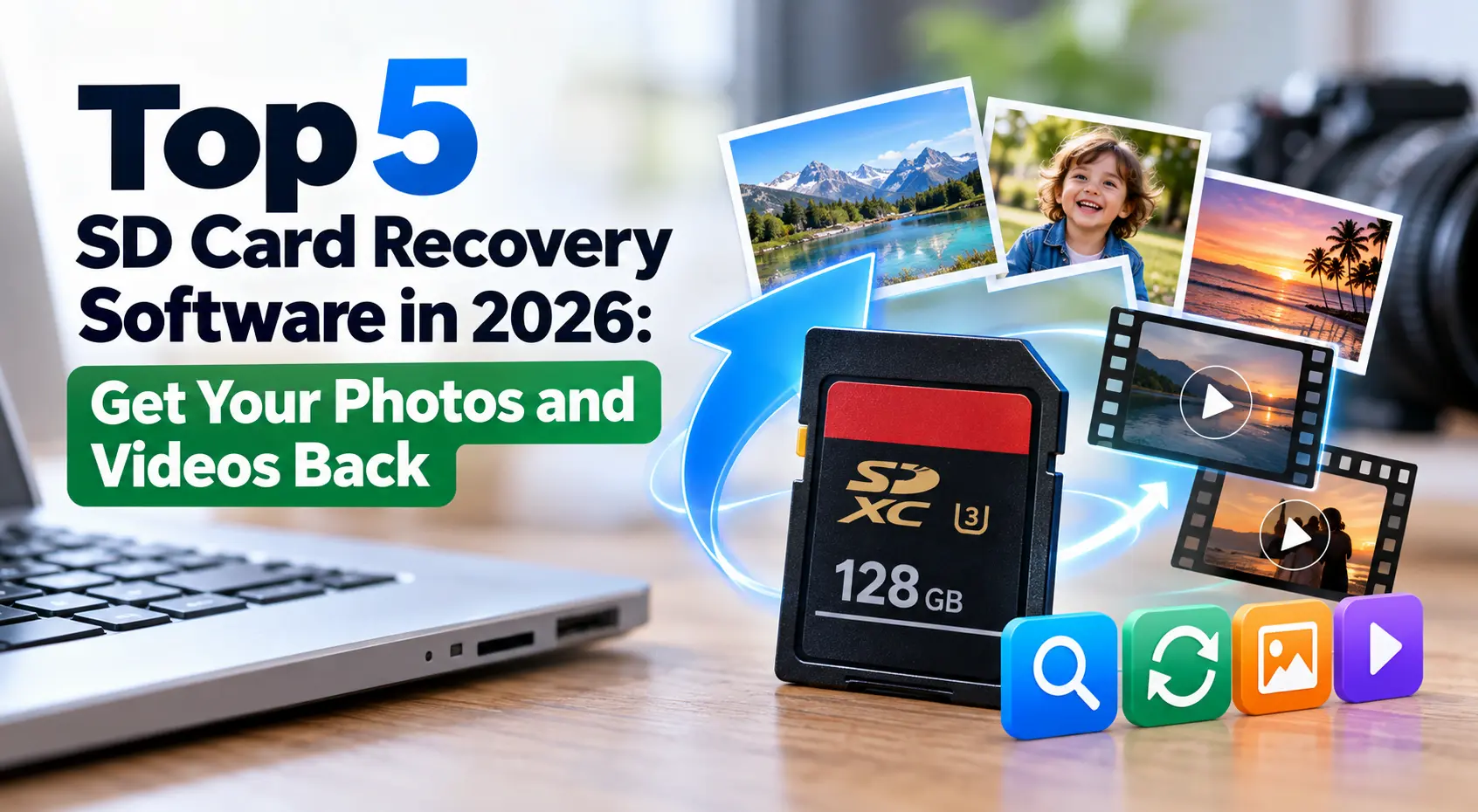 Top 5 SD Card Recovery Software in 2026