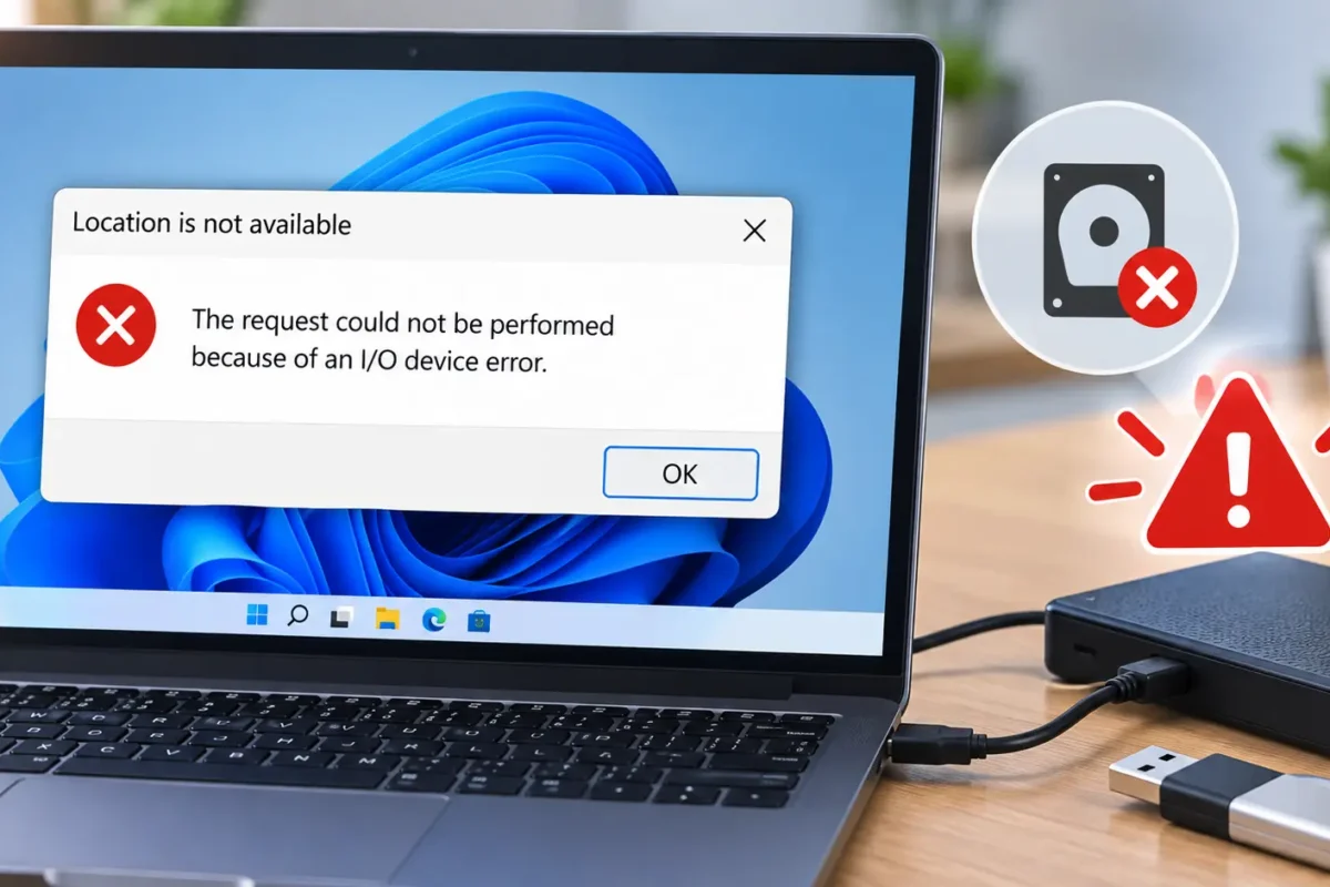 The Request Could Not Be Performed Because of an I/O Device Error: Fixed