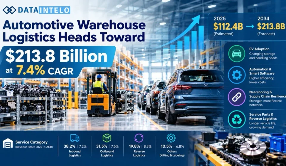 Automotive Warehouse Logistics Heads Toward 213.8 Billion at-7.4 CAGR